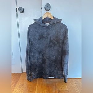 Todd Snyder x Champion tie-dye hoodie (washed black)